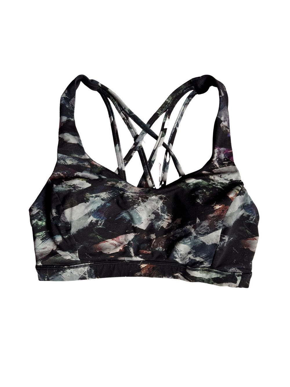 lululemon athletica Abstract Print Free To Be Serene Bra Size 8